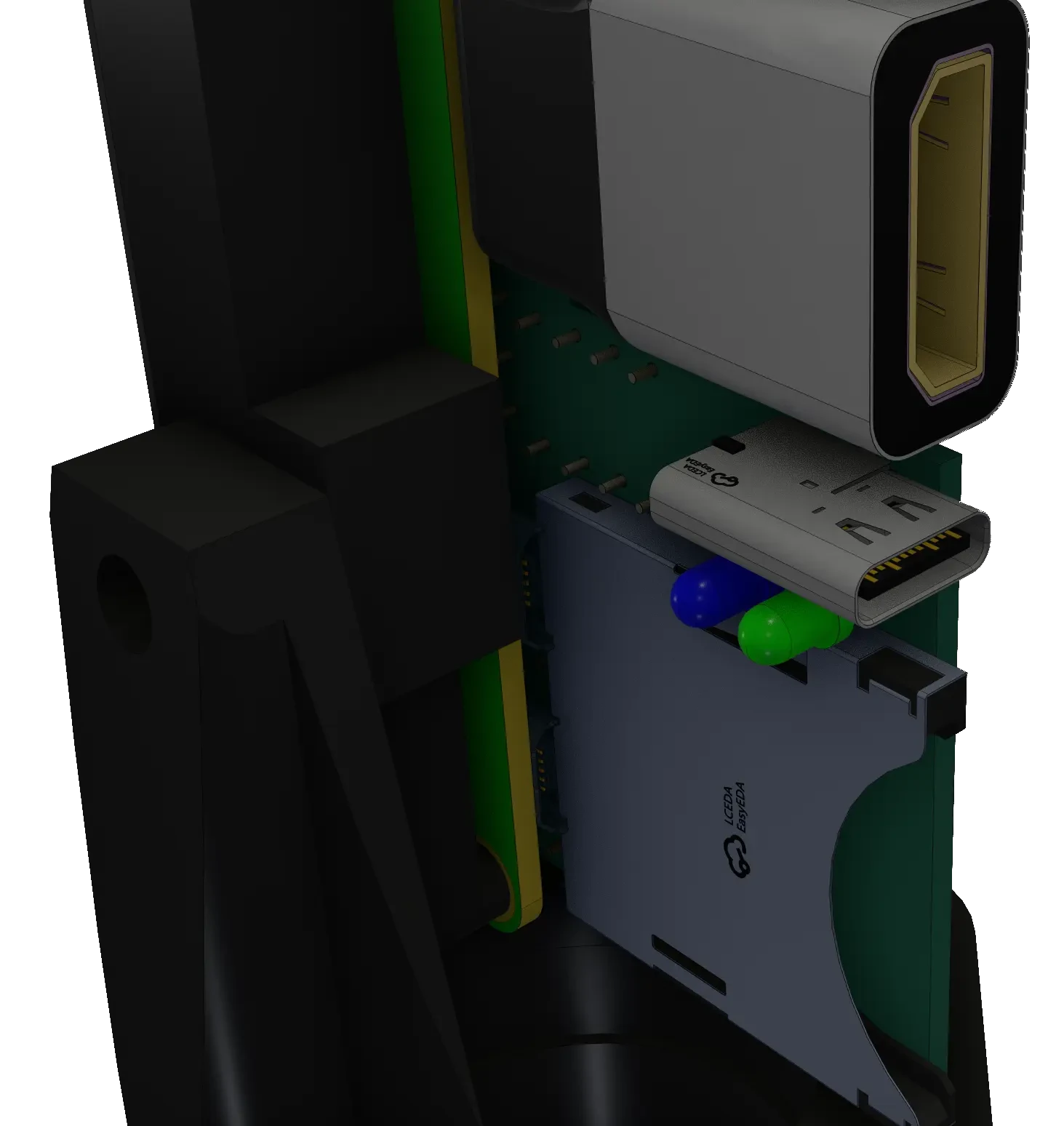 SPI SD card slot